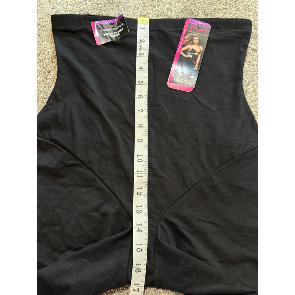 Maidenform Women's Black Comfort Devotion Hi-Waist Thigh Slimmer Size 2XL NWT - Picture 4 of 9